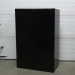 Global Black 4 Drawer Lateral Filing Cabinet, Locking
